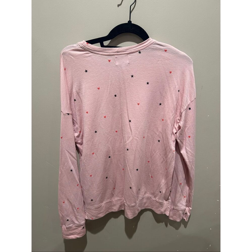 Sundry Anthropologie Stars and Hearts Sweater in Pink - Picture 7 of 7